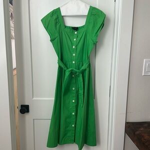 JCrew square neck dress